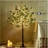 Lighted Eucalyptus Tree Plug In 4FT 160 Warm White LED Artificial Greenery Tree With Lights