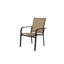 7 ensembles de salle à manger d'extérieur - table rectangulaire brune et 6 chaises pour les meubles de jardin empilables