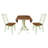Deibel Drop Leaf Solid Wood Dining Set-1637642399