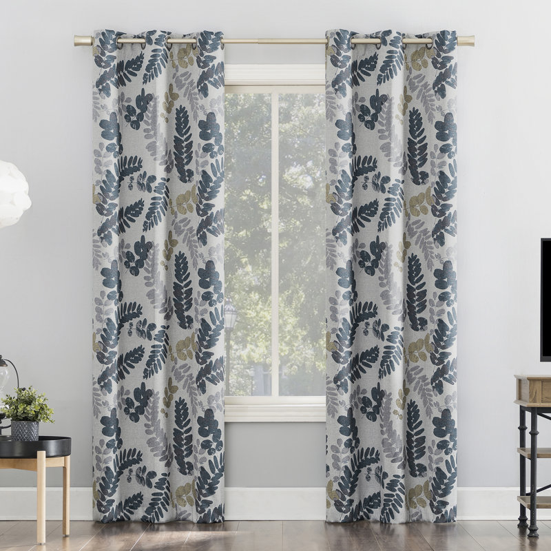 Alamea Synthetic Curtain Single Panel, 40" W x 108" L