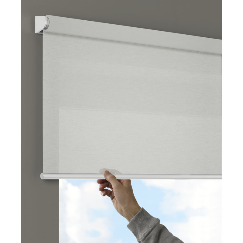 Room Darkening Roller Blind, White, 150 cm L x 120 cm W