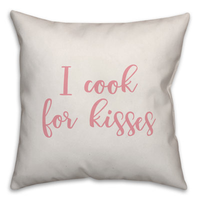  Coussin décoratif I Cook for Kisses