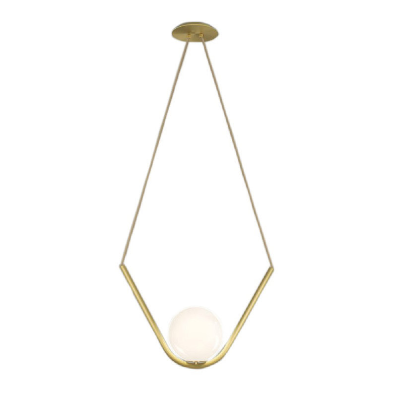 Tarrytown 1 - Light Gold Geometric Pendant