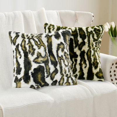 Animal Print Square Cushion Cover