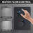 Matte Black Thermostatic Shower System, Push Button Diverter Shower Faucet Set With 12" Ceiling Mount Rain Shower, 6" Wall Mount Shower Head, And 4-in-1 Handheld Spray