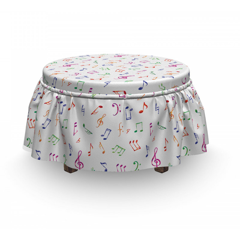 Box Cushion Ottoman Slipcover