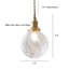 Luminaire suspendu moderne en verre et laiton Ribber-778976736