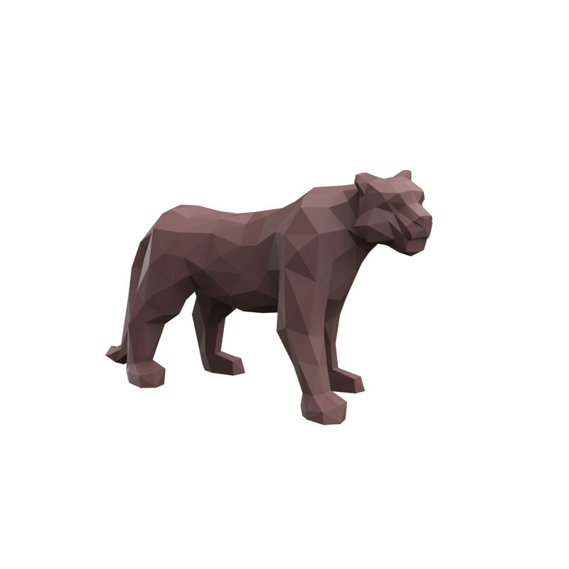 Animals Waterproof UV Resistant Plastic Garden Statue, Garnet