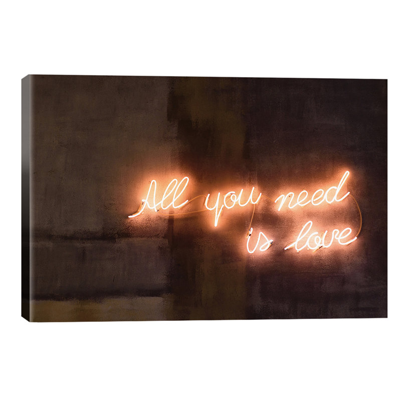 All You Need Is Love - Wrapped Canvas Print, 66.04 cm H x 45.72 cm W x 1.91 cm D