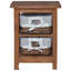 38cm W Solid Wood Bedside Table