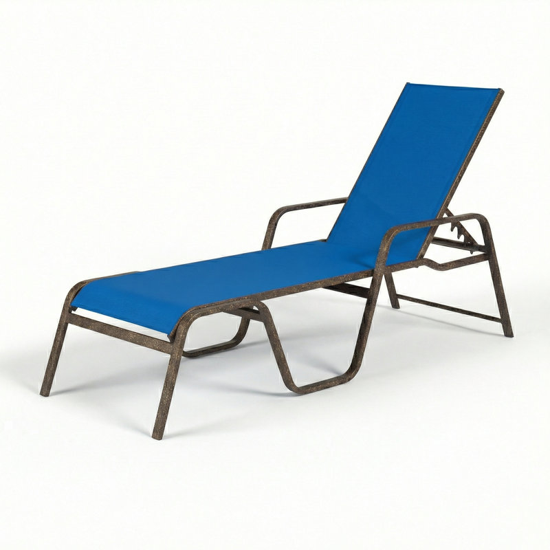 Chaise, Royal Blue Sling/Greco