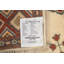 Tapis beige en laine noué à la main de conception unique 4 pi 2 po x 6 pi 2 po New Age