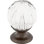 Clear Melon Crystal 1 1/8" Diameter Round Knob