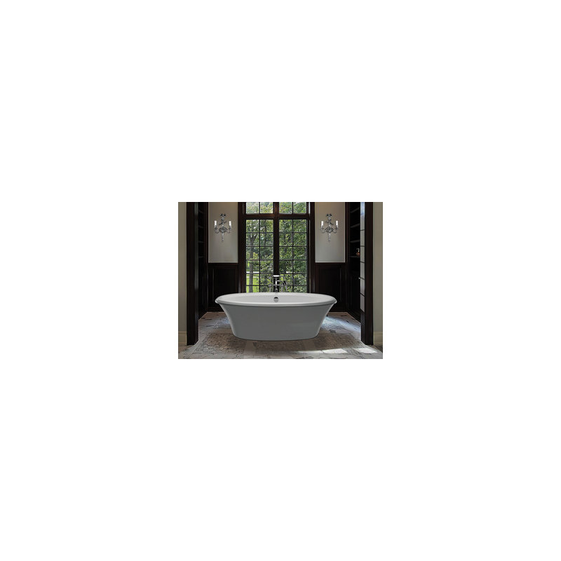 Victoria 4 Freestanding Soaker Tub, Biscuit