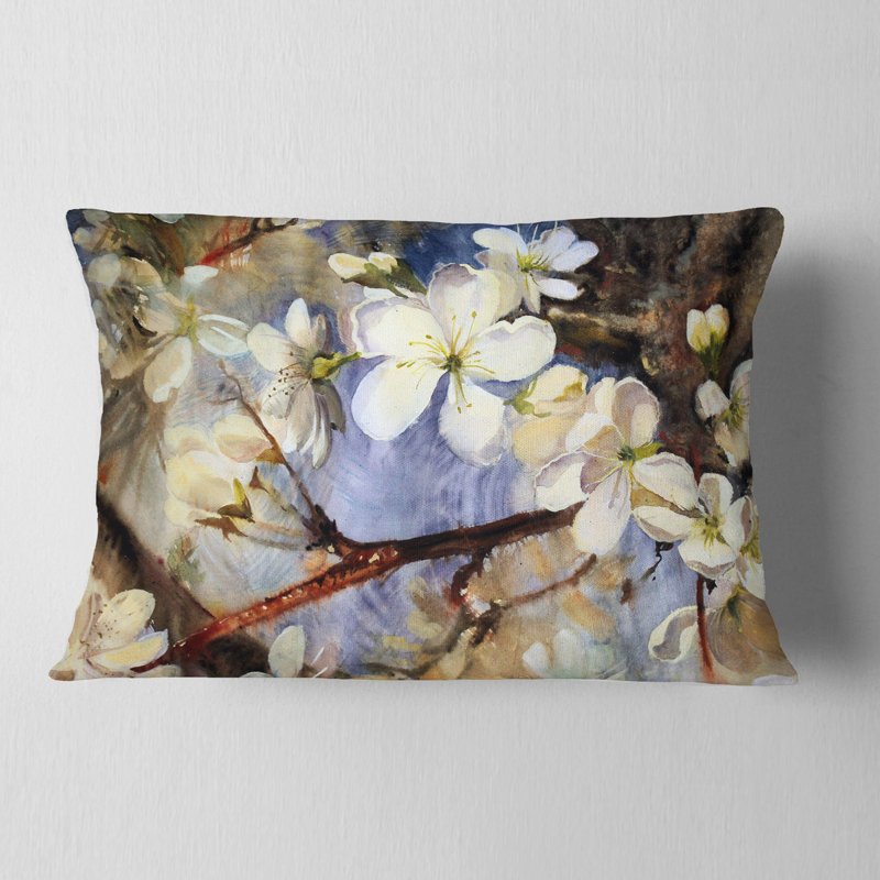 Coussin lombaire floral spring
