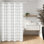 Ensemble de rideau de douche Modern Grid