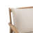 Ornella Solid Wood Patio Loveseat With Cushions