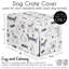 Dessin de couverture de cage de chiot par Sweet Jojo Designs-101593270