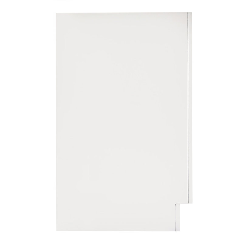 42" Single Bathroom Vanity Base only, Matte Black, White