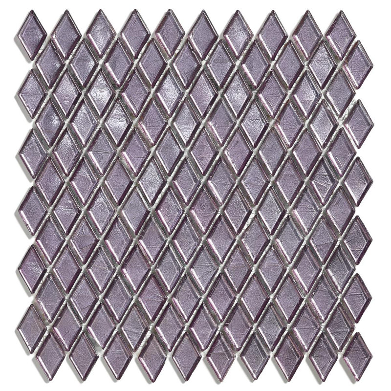 Agora 7/8" x 1-5/8" Diamond Glass Mosaic