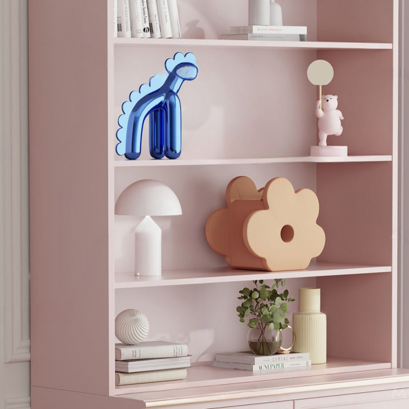 Vitrine moderne, simple et tendance, Rose