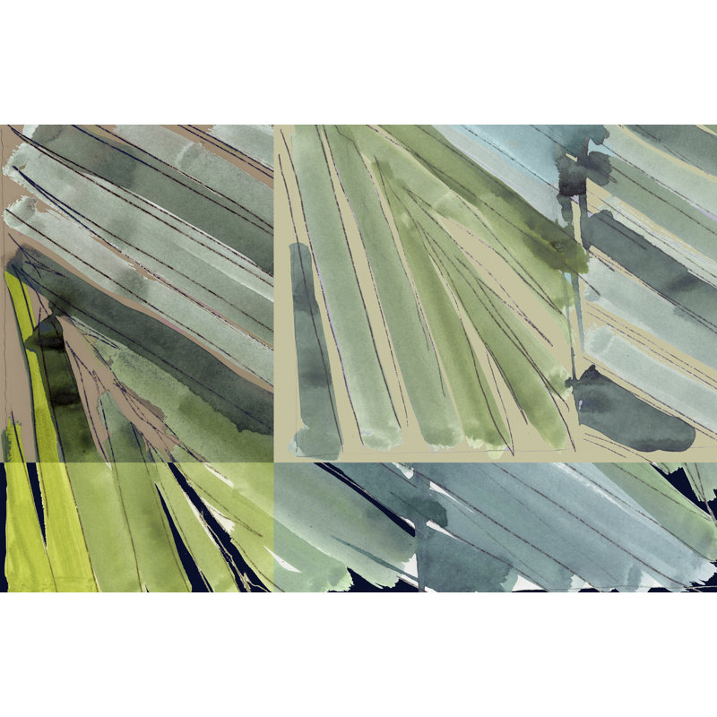 Botanical Green IV sur impression sur toile, H 8 po x l 12 po