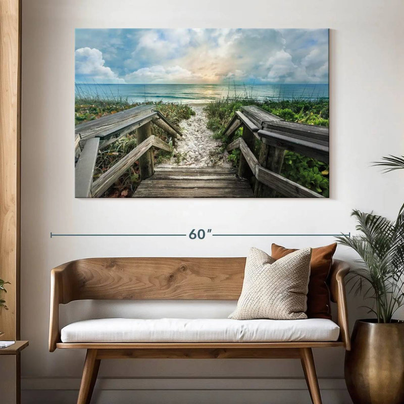 Gillard Welcome To The Beach Bridge, H 34 po x l 51 po