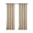 Fretwork Print Grommet Top Window Curtain Panel, Single Panel With Geometric Design And Soft Sunlight Filtering-1494997652-1494997659