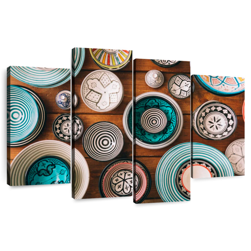 Senne Patterned Bowls, 22" H x 36" W