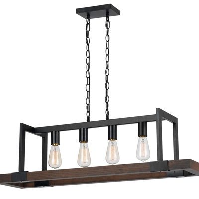 Lustre Meridian à 8 lumières, acier brossé, 185 cm de hauteur, plafonnier câblé