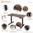 Daiah Ergonomic Curved Height Adjustable Standing Desk-41585585