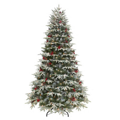 78' Lighted Artificial Fir Christmas Tree