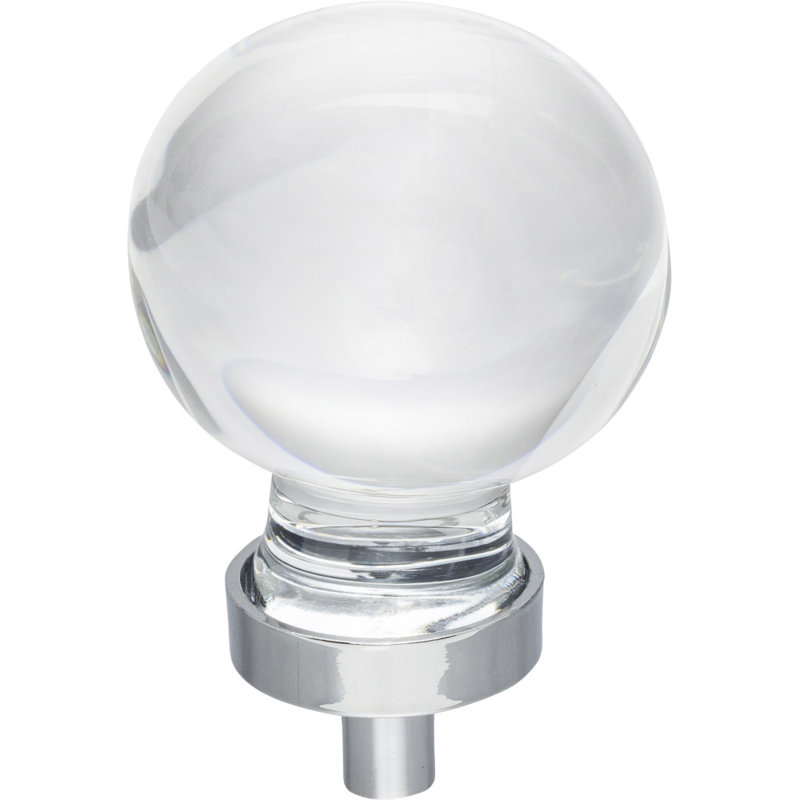 Harlow Round Knob, Polished Chrome, 1 3/8"