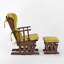 Chaise berçante et repose-pieds Azariyah Konfor-745961577-745961582