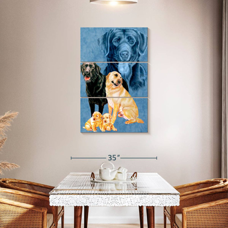 Brampt Labrador Retrievers, 45" H x 28" W