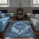 Drennen Machine Woven Blue/Navy Indoor Rug