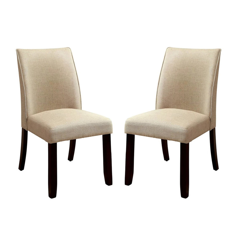 Chaises d'appoint rembourrées en tissu