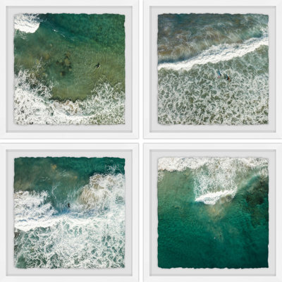 " Splashing Surf Quadriptych " 4 - Pieces