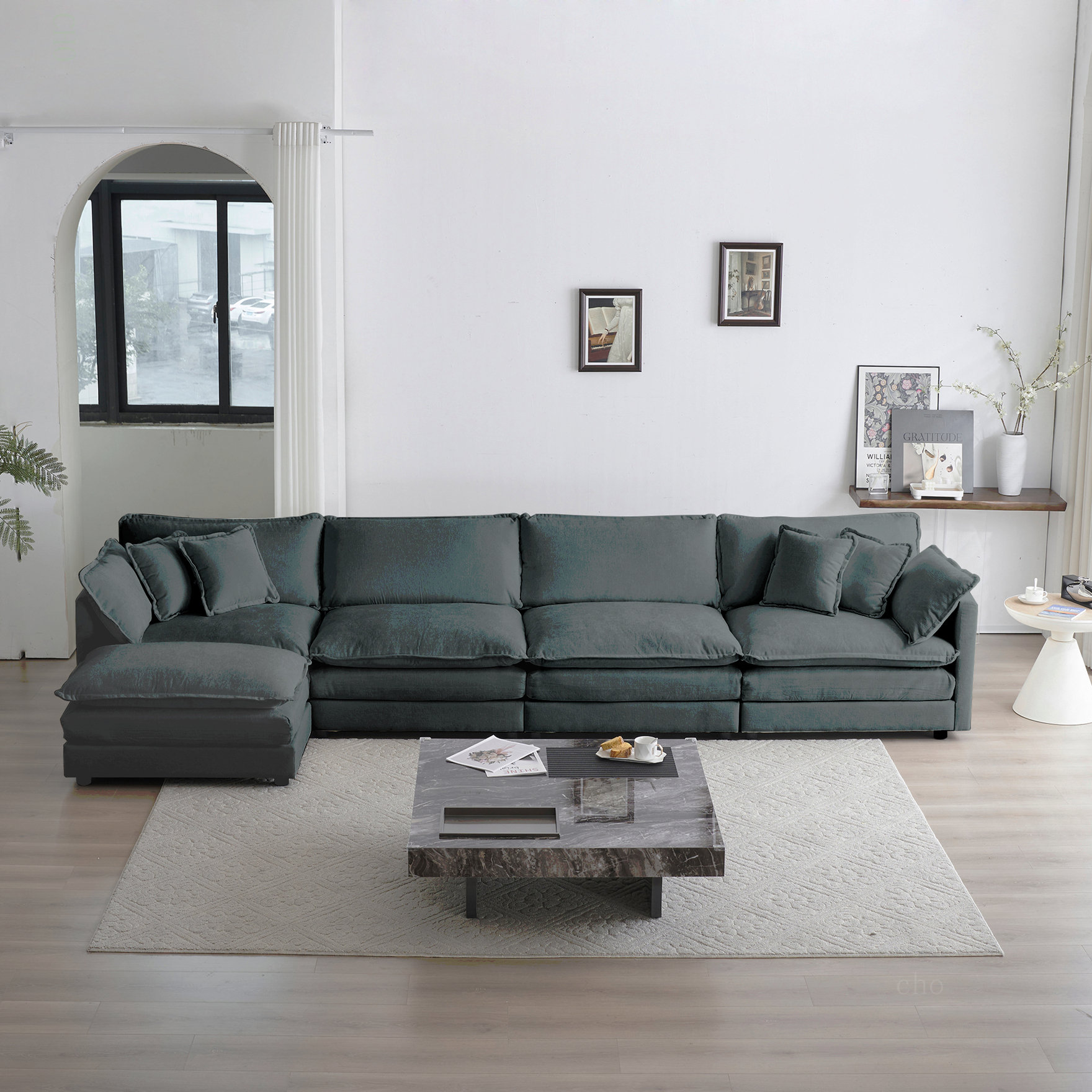 Latitude Run® Modular Sectional Sofa For Living Room,U Shaped Couch 5 ...