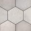 Heritage Hex 7" x 8" Porcelain Stone Look Wall & Floor Tile-495529175