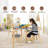 Usrey Kids 5 Piece Solid Wood Play Or Activity Table and Chair Set-1163611005