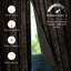 Paire de rideaux occultant en velours Jekhi-590067159-590067156