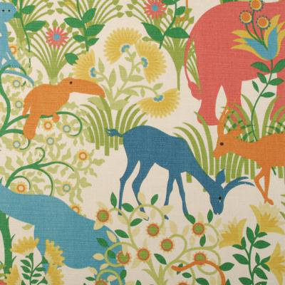 Delfina Print Fabric, Multi