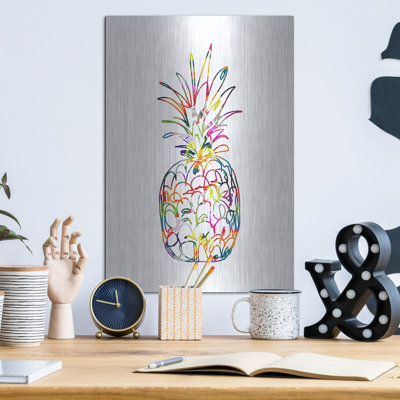 " Electric Pineapple " by Linda Woods