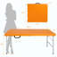 Table pliante portative 4 pi 4 po poids pliable intérieur et extérieur 135 kg-1806404902