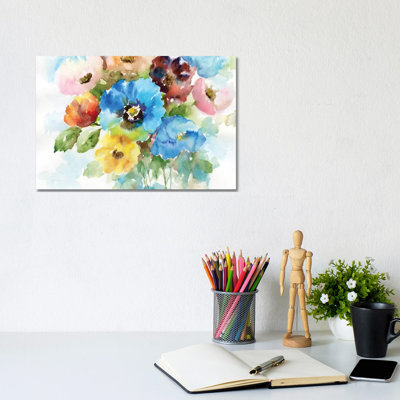 Color Wheel Bouquet II by Nan - Wrapped Canvas Gallery-Wrapped Canvas Giclée