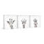 Ensemble de 3 reproductions d’art sur toile