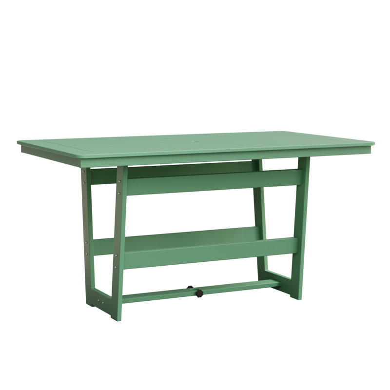 Table rectangulaire à hauteur de comptoir 70 po Berlin Gardens Hudson, Menthe