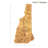 Totally Bamboo State Destination Series Bamboo New Hampshire Cutting Board