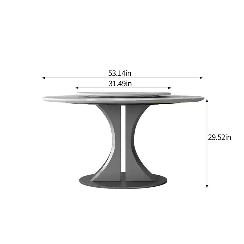 Perkash, 29.52"H x 53.14"L x 53.14"W